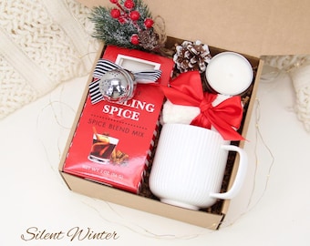 Hug in a Box, Holiday Care Package For Women, Winter Self Care Gift Box, Christmas Gift Box, Birthday Gift Basket, Thanksgiving Gift