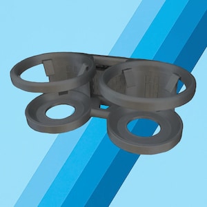 Ke70 ashtray cupholder (DOUBLE)