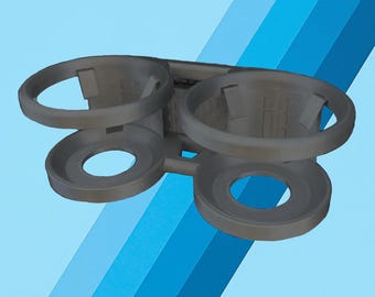 Ke70 ashtray cupholder (DOUBLE)