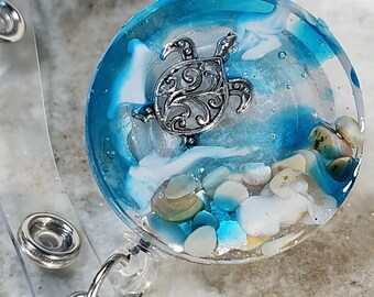 Bobine d'écusson inspirée de l'amour des tortues