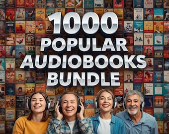 1000 Audio eBooks Mega Bundle  Fiction & Nonfiction MP3 Library  Instant Digital Download