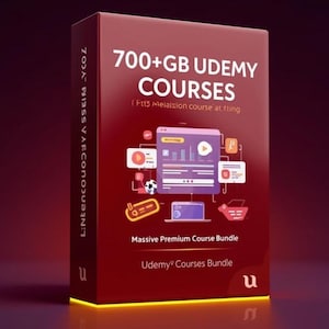 MEGA Udemy Online course Bundle 700+GB - Python,Java, Marketing (Instant Digital Download)