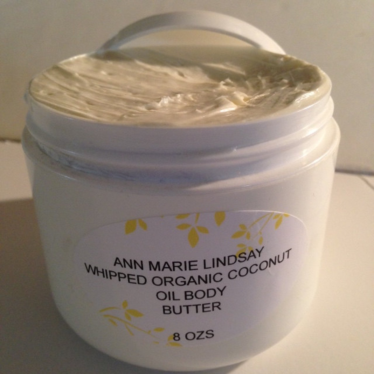 Whipped Organic Coconut Oil Body Butter 4 and 8 Ozs Etsy