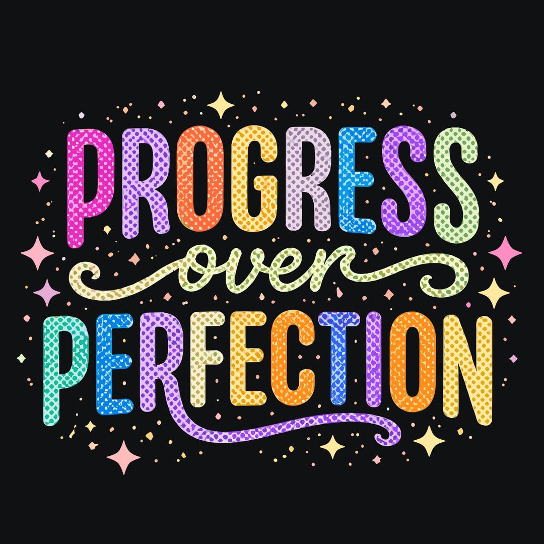 Progress Over Perfection SVG, Growth Mindset Classroom Art (digital ...