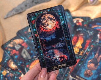 Stained Glass Tarot Deck Card Game Fortune Telling Card Game Board Game