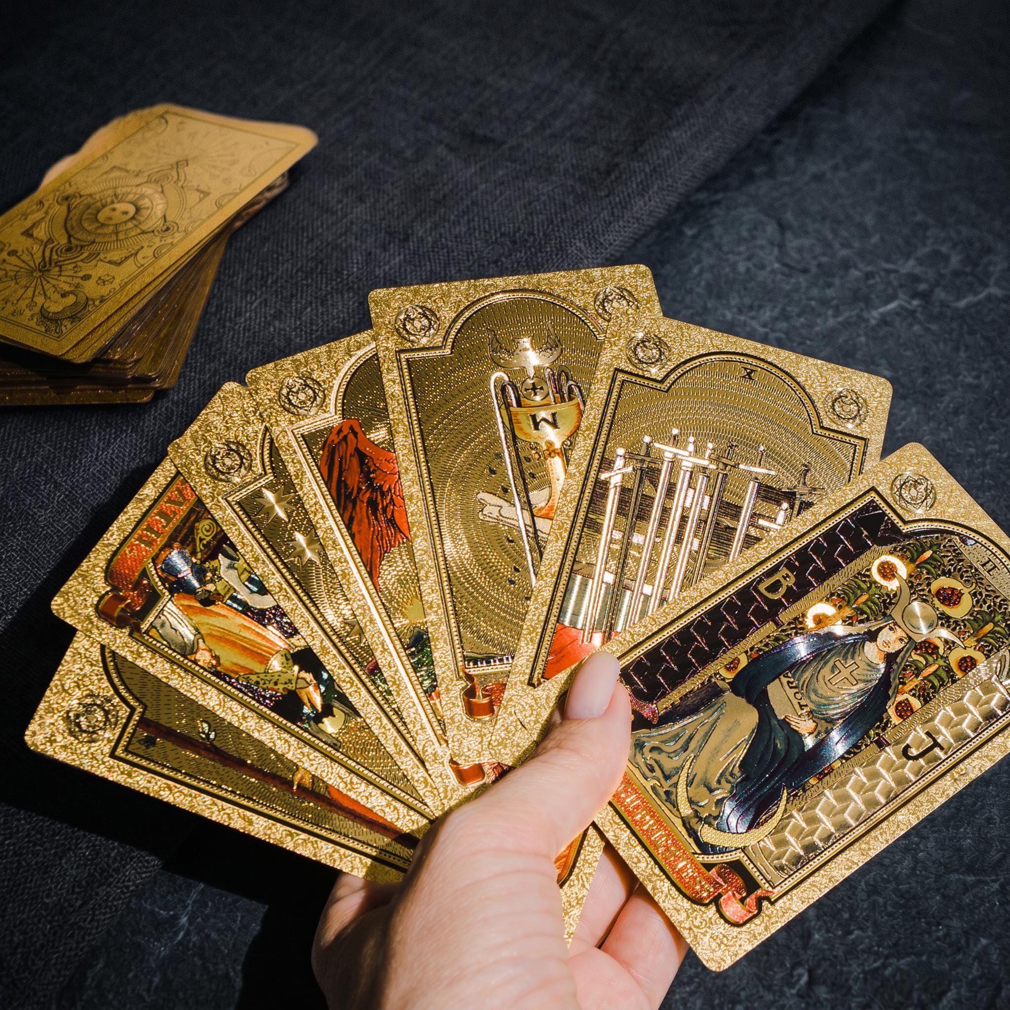THE GOLDEN RIDER タロットデッキ THE GOLDEN RIDER タロットデッキ Golden Rider Tarot - Etsy