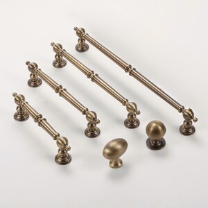 Solid Brass Round Cabinet Knobs 30mm - Classic Kitchen, Pantry & Dresser Hardware