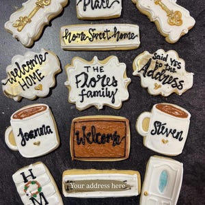 House warming/New Home/realtor cookie gift box
