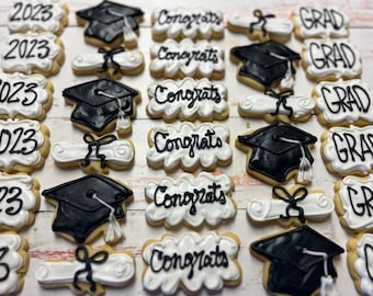 Graduation Sugar Cookies - Grad Party Favors - Grad Party Sweets