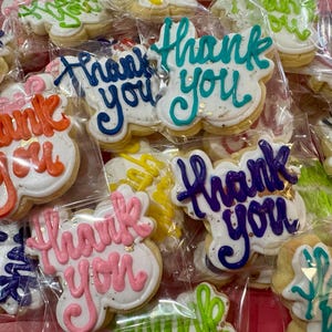 Thank You Sugar Cookies by the dozen