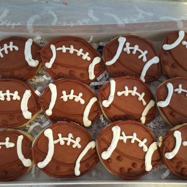 Football Cookie - Etsy