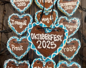Oktoberfest necklace sugar cookie favors
