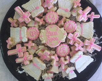 Baptism/Christening Cookies for tray