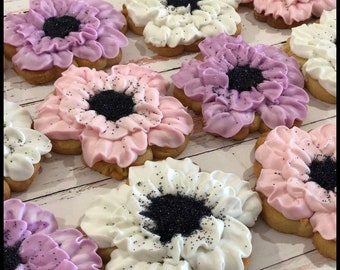 Beautiful Delicious Flower Cookies