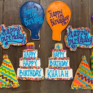 Happy Birthday Sugar Cookie favors
