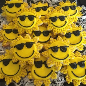You are my sunshine cookie party favors