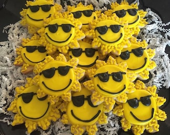 You are my sunshine cookie party favors