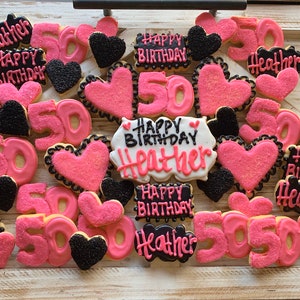 Birthday cookies