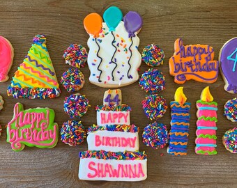 Happy Birthday Sugar Cookies