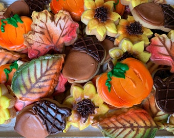 Fall/Thanksgiving Sugar Cookies