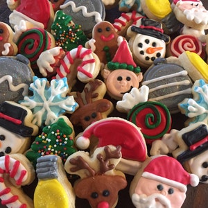 Christmas Sugar Cookies Mini Cookies by the dozen