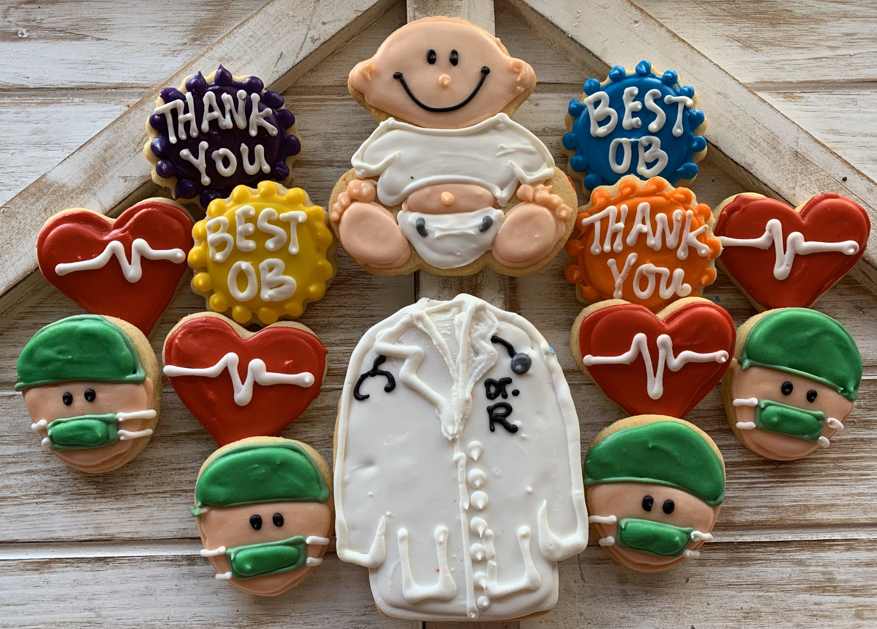 Thank You OB/GYN Doctor Sugar Cookies Etsy