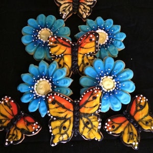 Spring butterfly/flowers cookies