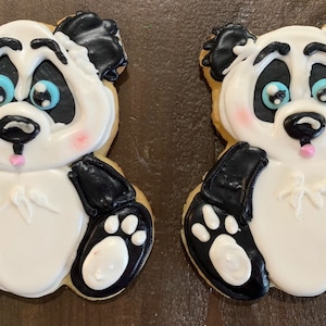 Panda Bear Cookie Favors