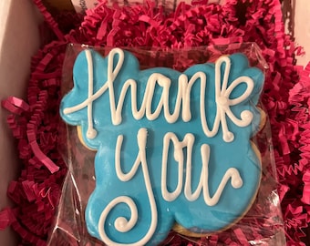 Thank You  Cookie shipped with gift note