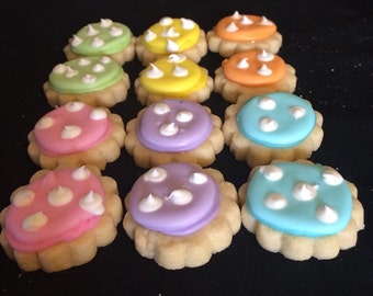 1 Dozen Bite Size Sugar Cookies Sample Cookies