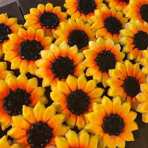 Sunflower Sugar Cookies 1 dozen large