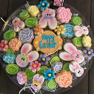 Easter Cookies for a tray