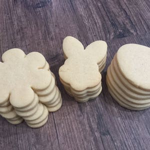 Undecorated Easter Sugar Cookies 3 Dozen