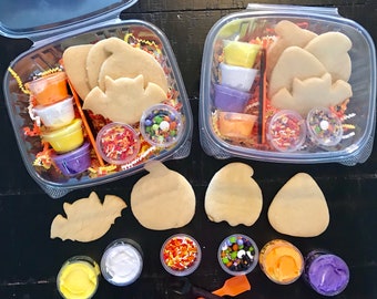 Undecorated Halloween Sugar Cookie Kits  x 2