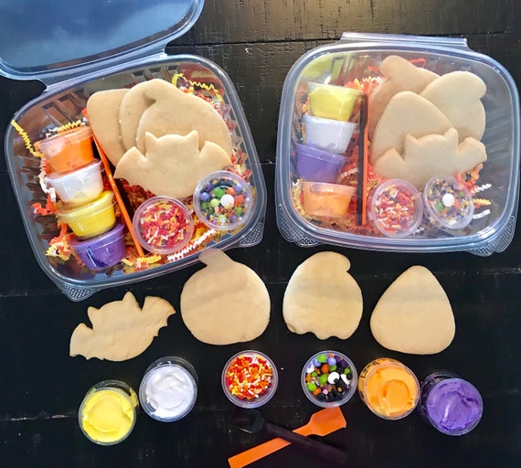 Undecorated Halloween Sugar Cookie Kits X 2