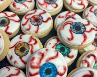 Eyeball Sugar Cookies