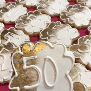 50th Birthday or Anniversary party favors- 50 and fabulous favors ~ 1 dozen
