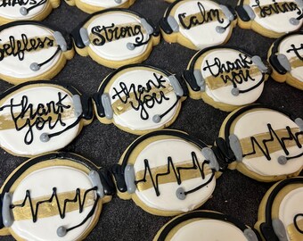 911 Dispatcher Appreciation Cookies | Telecommunicator Week Cookies | Dispatcher Thank You Gift | Emergency Dispatch Party Favors