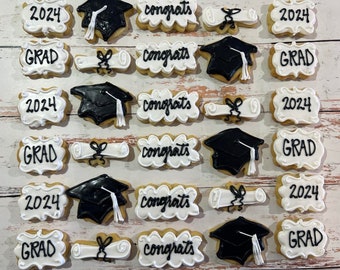 Graduation Sugar Cookies - Grad Party Favors - Grad Party Sweets