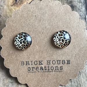 Leopard Earrings