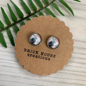 Peaceful Palm Stud Earrings