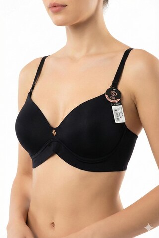 Reggiseno Donna Senza Ferretto E Senza Cuciture - Modello Push Up Imbottito - Morbido Per Seno Grande