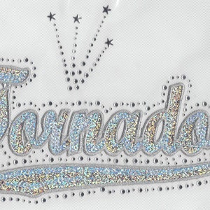 CLOSEOUT SALE Tornadoes Sequins and Rhinestone Transfer Applique ONLY