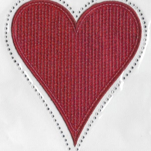 Heart Sequins and Rhinestone Transfer Applique ONLY CLOSEOUT SALE