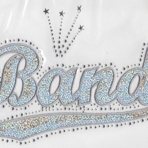 Band Sequins and Rhinestone Heat Transfer Applique ONLY CLOSEOUT SALE