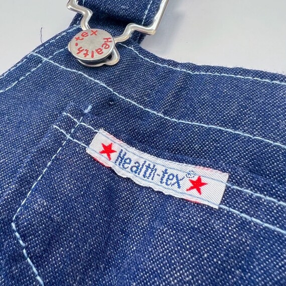 Vintage Health-Tex Made in USA Overalls—70s Baby … - image 5