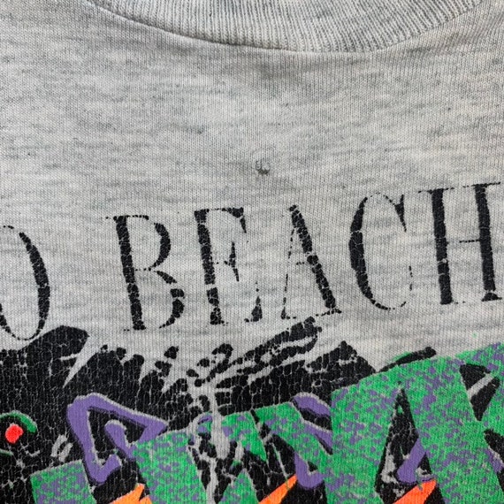 Vintage 90s Pro Beach Volleyball Neon T-Shirt, Un… - image 9