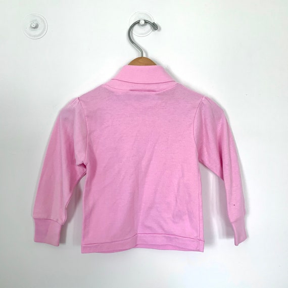 Vintage 90s Kids Pink Turtleneck, Little Brooke f… - image 2