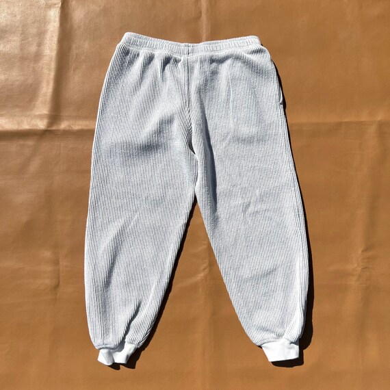 90s Big Dogs Kids Pinstripe Sweatpants—Gray Seers… - image 3