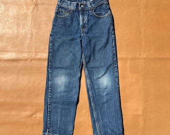 Vintage Levi's 550 Relaxed Fit Jeans – Kids Size 11, Red Tab Denim
